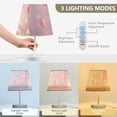 thumbnail image 5 of Pink Pearls Bubbles LED Desk Lamp Table Lamp USB Bedside Nightstand Small Lamp for Bedroom Living Room Kids Room, 5 of 8