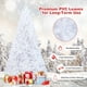 thumbnail image 5 of Árbol de Navidad artificial OFFICEJOY blanco de 8 pies con patas de metal, 5 of 9