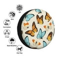 thumbnail image 5 of Bingfone Butterflies Spare Tire Cover Weatherproof Universal Wheel Protectors For Rv Camper Travel Trailer Suv Truck 14 Inch, 5 of 9