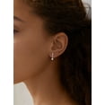 thumbnail image 4 of 14k White Gold 5/8Ct TDW Lab Created Diamond Dangle Earrings for Women (H, VS), 4 of 6
