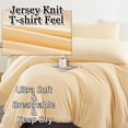 thumbnail image 3 of MorroMorn Comforter Set King Size, 4 Pieces All Season Bedding Sets, Soft Bed Set with 1 Down Alternative Duvet Insert 104×90 Inches, 2 Pillow Cases & 1 Deep Pocket Fitted Sheet (King, Cream), 3 of 6