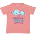 thumbnail image 3 of Inktastic My Great Aunt Whale-y Loves Me Boys or Girls Toddler T-Shirt, 3 of 5