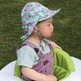 thumbnail image 6 of Toddler Boys Girls Sun Hat Toddler Adjustable Summer UPF 50+ Sun Protection Beach Flap Hat with Wide Brim, 6 of 8