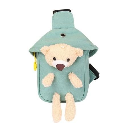 New Women Style Bear Canvas Bag Crossbody Bag Trendy Women Purse Shoulder Bag Female Ins Style Cute Small Bag Outdoor Shopping &Amp; Travel Essential