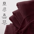 thumbnail image 5 of Utopia Bedding 100% Cotton Thermal Blanket Burgundy Queen Size Soft, Lightweight, Breathable, Cozy Spring and Summer Blankets for Bed, Home Room Decor Gifts for Women and Men (90x90 Inches), 5 of 9