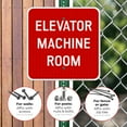 thumbnail image 4 of Elevator Machine Room Sign,, 4 of 8