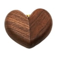 thumbnail image 4 of Caja de madera para anillos de boda, joyero, caja de recuerdos, caja para guardar anillos portátil, caja para anillos para cumpleaños y aniversario, 4 of 9