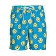 thumbnail image 4 of No Boundaries Men's & Big Men's 7" Printed Swim Trunks, 4 of 5