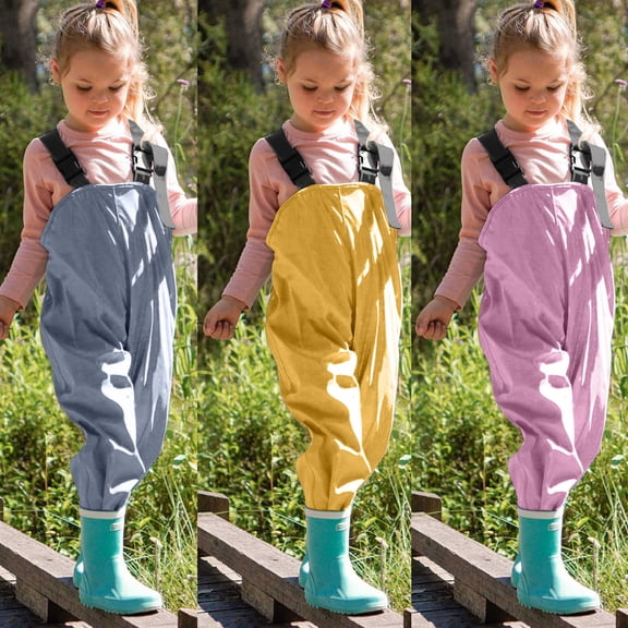 Kcolen Windproof Warm Toddler Girls Boys Outdoor Play Rain Suit Dungarees Jumpsuit Overall Kids Clothing Romper