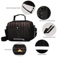 thumbnail image 4 of Insulated Lunch Bag 6L Leak-Proof Lunch Box with Shoulder Strap Multiple Pockets Lunch Tote Rose Gold Glitter, 4 of 9