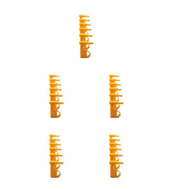 Matsuzay 6 piezas de banderas de seguridad de cámara de 9 mm pequeños accesorios portátiles reutilizables de precisión universal reemplazo Type2 NO2