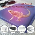 thumbnail image 3 of HLONK Smart Temperature-Control USB Reptile Heating Pad - Digital Display & Adjustable Temp  Safe with Constant Temp & Overheat Protection  Suitable for Turtles/Lizards/Snakes/Scorpions/G, 3 of 6