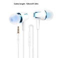thumbnail image 4 of Inteprter Auricular con cable In-Ear Cancelación de ruido Auriculares de reproducción de música portátiles Azul Type3 NO3, 4 of 6