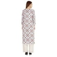 thumbnail image 4 of Moomaya Indian Rayon Kurta For Women Printed A-Line Kurti Lace Designer Ethnic Wear Shirt, 4 of 7