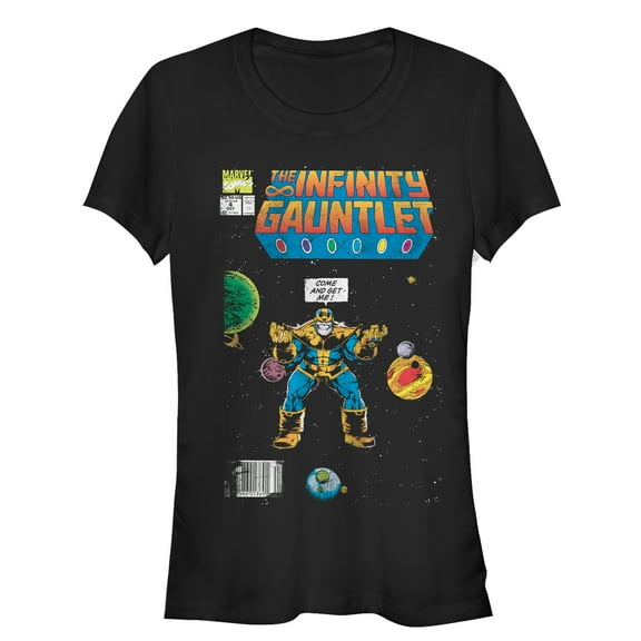 Junior's Marvel Thanos ComicCover T-Shirt