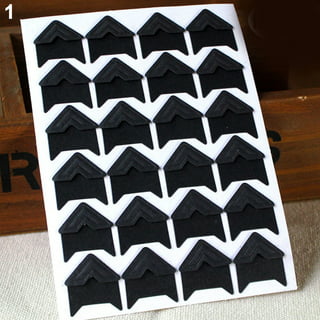 20 Sheets Photo Corners Self Adhesive Stickers, Photo Mounting