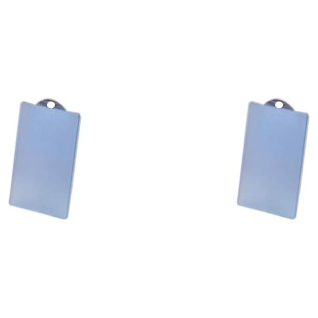 maskred Fashion Plast Clear Transparent Business Badge Cover ID Credit Card Holder Cover 2 2Set