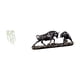 thumbnail image 1 of Elegante mural de pared con enredaderas y escultura moderna de animales de estilo chino, ideal para decorar dormitorios, baños o como regalo., 1 of 8