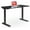 Black, variant on True Seating Ergo Electric Height Adjustable Standing Desk White