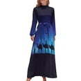 thumbnail image 2 of Vestido largo Estrella de Belén y Reyes Magos Vestido de ropa estética para mujer Vestido de mujer, 2 of 5