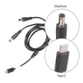 thumbnail image 3 of Type C to 5.5x2.5mm Power Adapter Cable Fast Charging Cable 12V 3A Suitable for LED Strips Router Box Camera Speaker, 3 of 10