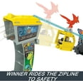 thumbnail image 6 of Hot Wheels Racer Verse Jurassic World Blue’s Raptor Rush Track Vehicle Playsets, 3 Pieces, 6 of 7