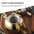 thumbnail image 3 of Stainless Steel Teapot Handled Tea Kettle Decorative Tea Maker Tea Ware, 3 of 9