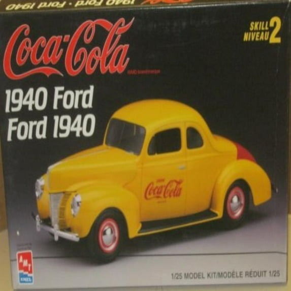 AMT Ertl Coca Cola 1940 Ford 1/25 Scale Model Kit Skill Level 2