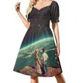 thumbnail image 3 of Vestido sin mangas de amor, vestido, vestido de verano, mono de verano para mujer, vestidos sueltos elegantes para mujer, 3 of 7