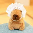 thumbnail image 3 of Capybara Plush Doll Plush Stuffed Toys Soft Throw Pillow Decorations, Kids Birthday Party Preferred Gift for Holidays, Birthdays, 3 of 4