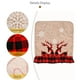 thumbnail image 2 of Cateissary Funda para silla de comedor de Navidad, gnomo de dibujos animados, funda para asiento de Papá Noel, protección para muebles, Antimacassar, Kits de decoración para fiestas Papá Noel rojo Cateissary HA070237-01B, 2 of 6