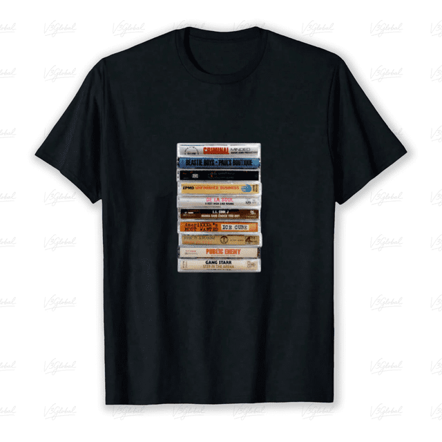 T-Shirt Unisexe Underground 90s Hip Hop Cassette Tapes Musique Rap Rétro, jusqu'à la Taille 5TG