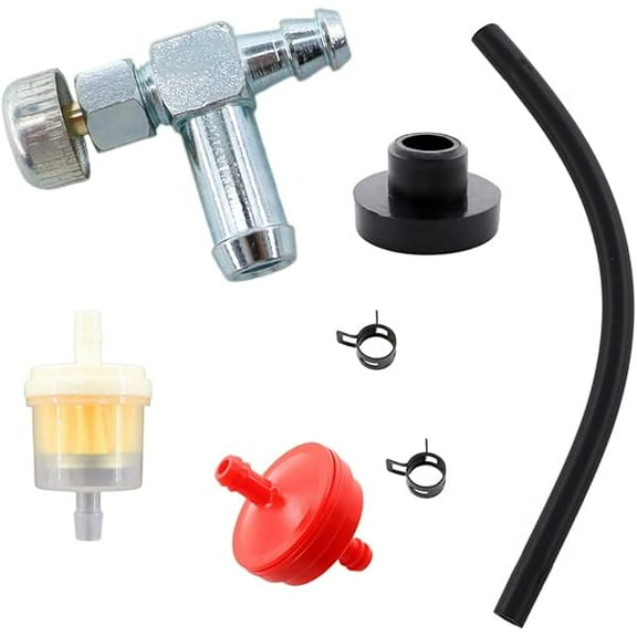Gas Tank Grommet Bushing Shut-Off Valve for 33/64 Fuel Tank Hole Power Back GT5250 WK Generator, 3000W-6250W, Easy Installation, Reliable Fuel Flow