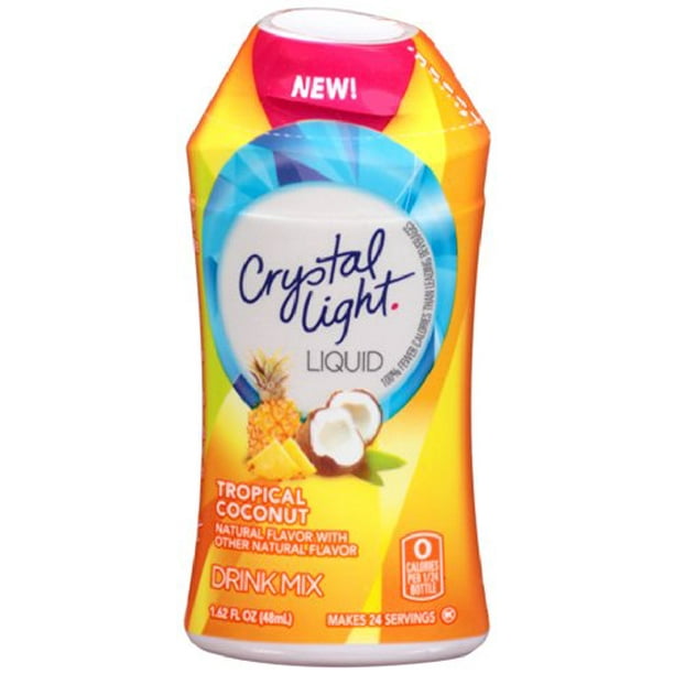 Crystal Light Liquid Energy Drink, Tropical Coconut, 1.62 fl oz