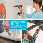 BLACK+DECKER 20V Drill/Driver, 1.5Ah, 83 Piece Set, Battery and Charger Included