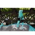 thumbnail image 4 of Extra Large Outdoor Hanging Pool Storage Bag Heavy Duty Mesh Net Organiser for Inflatable Floats Toys and Sports Balls with Fence Hooks, 4 of 7