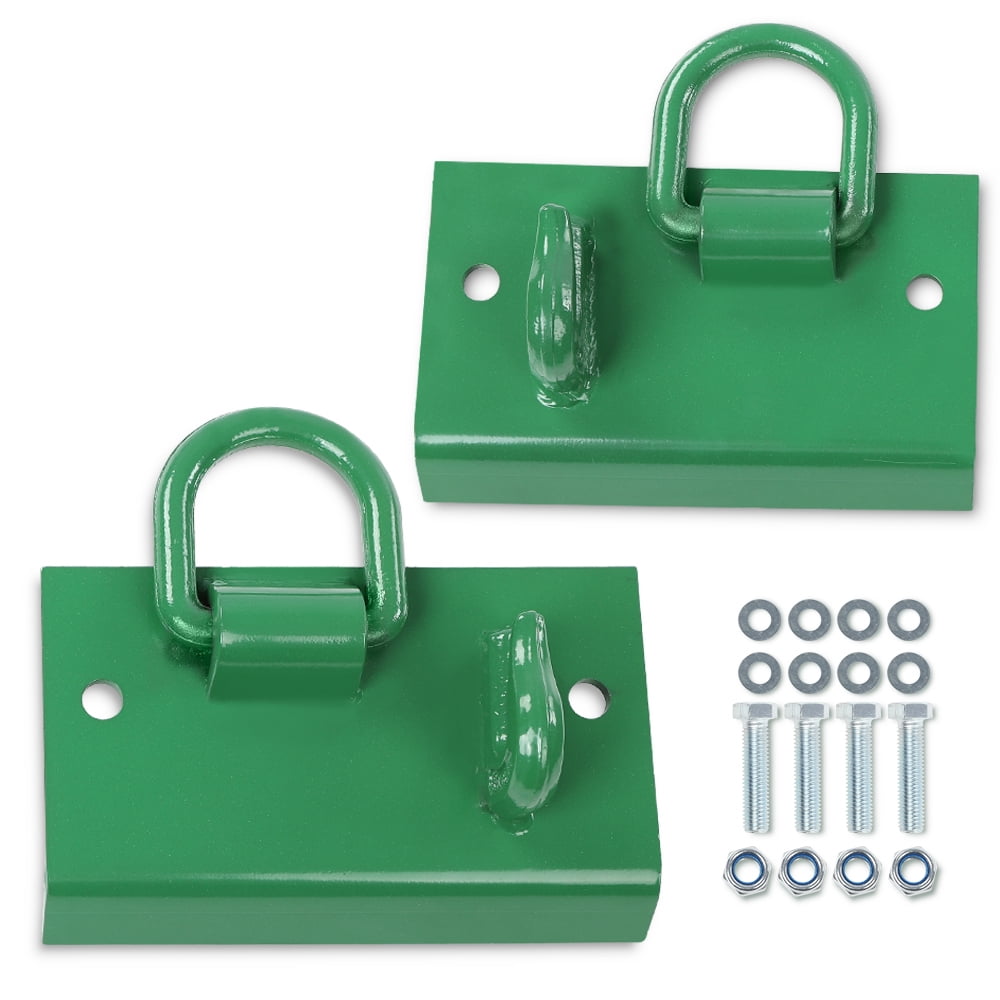 PIT66 Bolt on Grab Hooks D Rings Fit for John Deere Compact Tractor