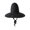 Black, variant on Elegant Thermal Insulation Wool Top Hat With Wide Brims Outdoor Caps For Sun Shade And Special Occasion