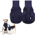 thumbnail image 2 of Qyaukm Dog Anxiety Vest with Hood, Skin-Friendly Thunder Jacket for Dogs, All-In-One Dog Calming Shirt with Hood for Thunder, Fireworks, Separation - Keep Pet Calm Without Medicine, Hidden Blue L, 2 of 9
