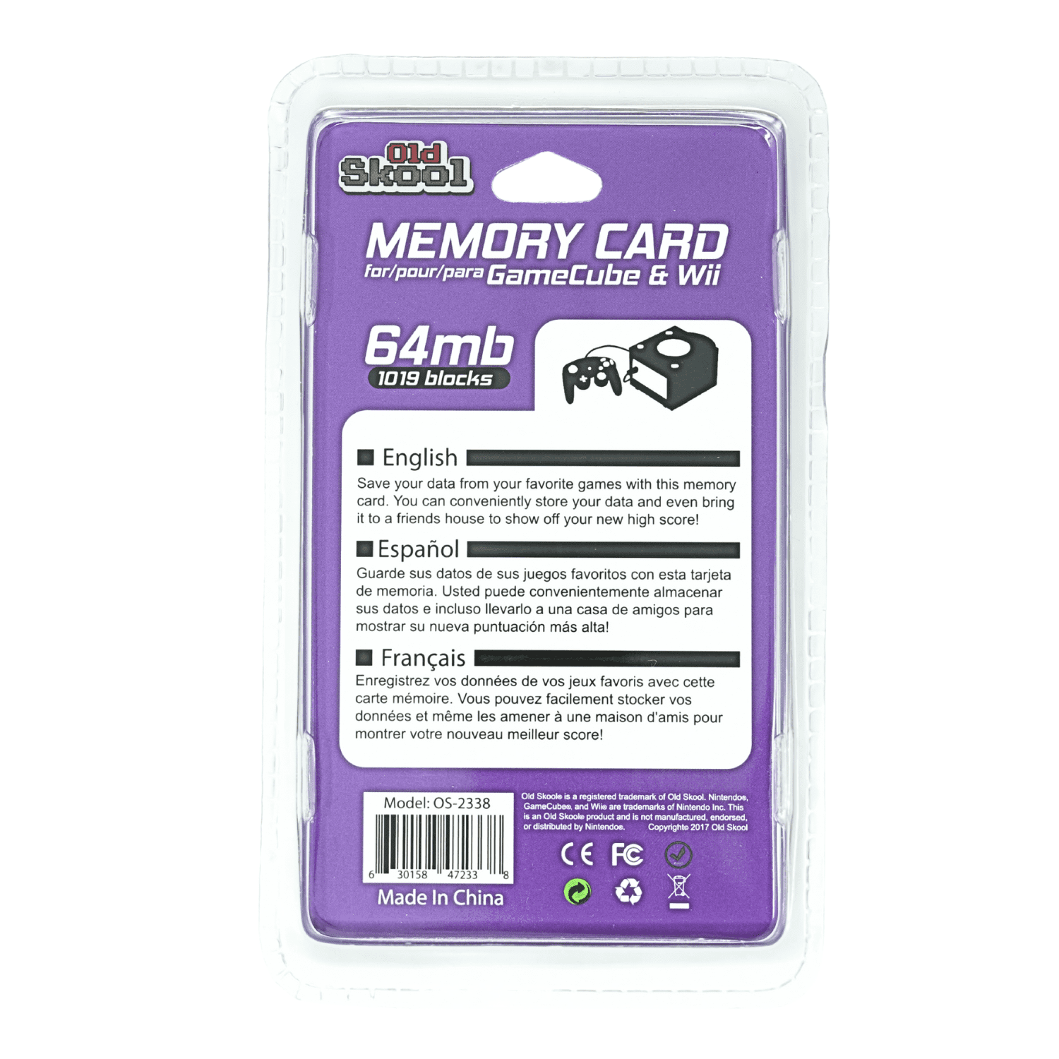 GameCube and Wii Compatible 64MB Memory Card