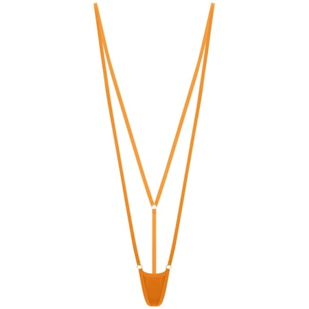Zaldita Women s Extreme Mini Sling Lingerie Micro Bikini Teddy Lingerie One Piece Monokini Swimsuits Orange One Size