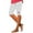 White#2, variant on HAJWOH Capri Leggings for Women Cotton Knee Length Leggings Stretch Summer Lightweight Pants Casual Athletic Running Workout Yoga Pants