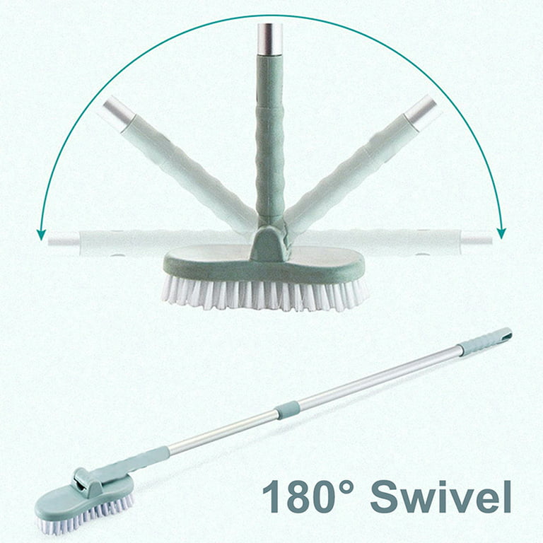 Floor Scrub Brush Broom Stiff Bristles Crevice Scrubber for Tile Grout  Cleaning Tools Bathroom Kitchen Floor Cleaning Brush