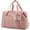 Dark Pink, variant on Gym Bag for Women, Carry on Weekender Overnight Bag, Travel Duffel Bags with Trolley Sleeve, Personal Item Travel Bag Tote Bag Workout Dance Bag, Black-Medium