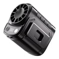 thumbnail image 1 of Billuyoard Ventilador de cuello eléctrico ABS con 5 velocidades de viento y pantalla LED de nivel de batería, recargable y portátil. Electrodomésticos negro Estilo ordinario, 1 of 6
