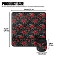 thumbnail image 5 of HELLHERO Red Rose Spider Web Black Sewing Machine Pad Premium Fabric Storage Bag Durable Travelling, 5 of 5