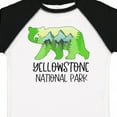 thumbnail image 4 of Inktastic Yellowstone National Park Mountains and Bear Shape Boys or Girls Toddler T-Shirt, 4 of 5