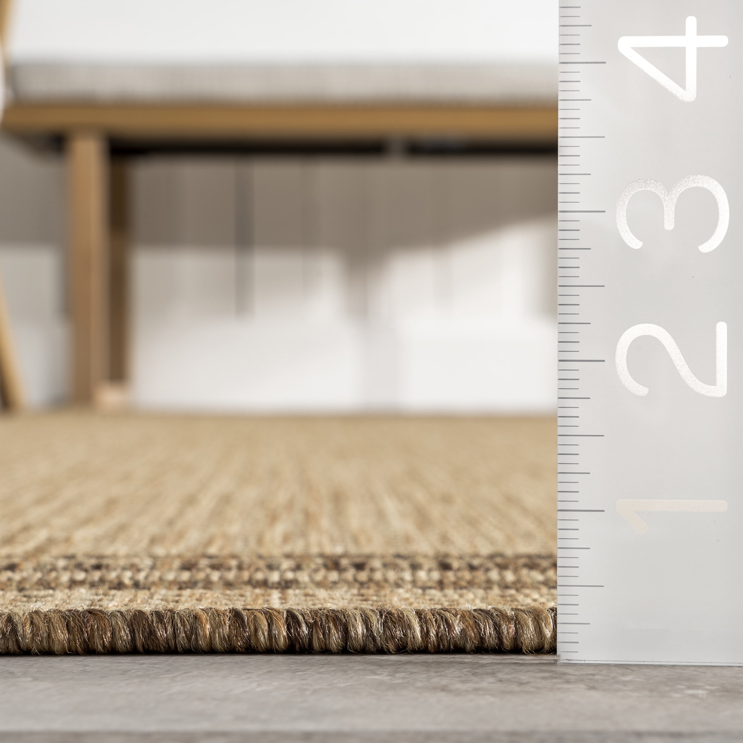 nuLOOM Rasha Classic Border Indoor/Outdoor Area Rug, 8' x 10', Beige