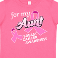 thumbnail image 4 of Inktastic For My Aunt - Breast Cancer Awareness Boys or Girls Toddler T-Shirt, 4 of 5