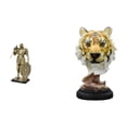 thumbnail image 1 of Figura de escritorio,Figura decorativa de caballero,escultura,artesanía,decoración de escritorio,Arte decorativo coleccionable para el hogar y la oficina,Escultura de mesa,Escultura de cabeza, 1 of 8